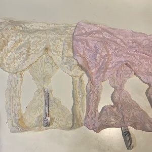 free people bralette set